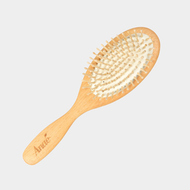 Wooden hairbrush